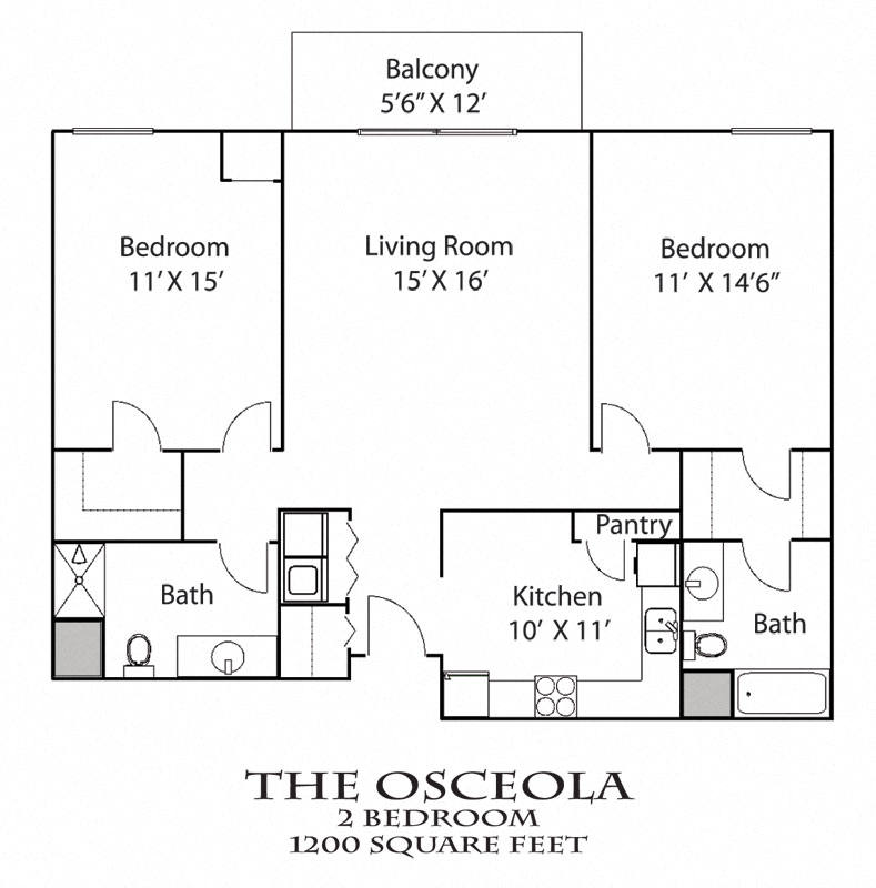 Floor Plans of Osceola Place, a 55+ Community in Saint Paul, MN